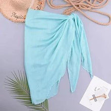 Load image into Gallery viewer, LuxeWave Chiffon Beach Wrap | Effortless Chic & Versatile Cover-Up for All-Day Style