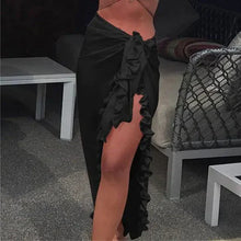 Load image into Gallery viewer, GlamourWave Chiffon Beach Wrap - Effortless Elegance for Sunny Days
