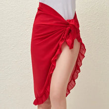 Load image into Gallery viewer, GlamourWave Chiffon Beach Wrap - Effortless Elegance for Sunny Days