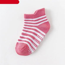 Load image into Gallery viewer, Children Cotton 6 Pairs/Set Anti-slip Socks For Boys Girl Rubber Kid Floor Sock With Grips For 0 To 6 Years Kids