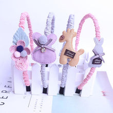 Load image into Gallery viewer, Children's Headdress Hair Hoop Hand-Woven Flower Headband Korean Exquisite Little Princess Head Flower Pupil Hair Gorgeous Hair Accessories For Women