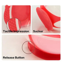 Load image into Gallery viewer, Children's Tableware Baby Learning Dishes With Suction Cup Assist Food Bowl Temperature Sensing Spoon Baby Feeding Bowl