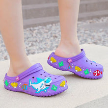 Load image into Gallery viewer, Children Summer Cartoon Sandals Quick-Dry Beach Kids Clogs Slippers Light-Weight Wear-Resistant Boy Girl Shoes Comfort Clogs Kids Slip On Garden Shoes Boys Lightweight Outdoor Beach Pool Slide Sandals