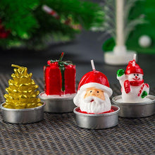 Load image into Gallery viewer, Christmas Candles Paraffin Home Desktop Decorations Tea light Candles Handmade Delicate Santa Snowman Acorn Tree Candles For Christmas Home Decoration Gifts Wedding Party Holiday Lights Christmas Ornaments