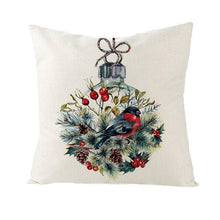 Load image into Gallery viewer, Christmas Cover Cushion For Home Decor Pillowcase Santa Claus Christmas Throw Pillow Covers Waterproof Outdoor Pillow Covers Cotton Linen Christmas Pillow Covers Linen Print Merry Christmas Navidad 2022 New Year Gift 45x45CM