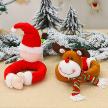 Load image into Gallery viewer, Christmas Curtain Buckle Tieback Flannel Door Curtain Home DecorateChristmas Trees New Year Snowmen Window Decorations Curtain Holdback Fastener Clamp Wine Bottle Topper Hugger Holder Snowman Christmas Ornaments Home Decor