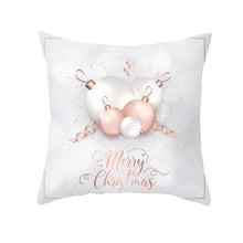 Load image into Gallery viewer, Christmas Decorations Snowflake Santa Claus Merry Christmas Cover Cushion Pillowcase Xmas Holiday Couch Pillows Rustic Christmas Decorations Winter Pillowcase for Living Room Home Happy New Year