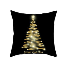 Load image into Gallery viewer, Christmas Decorations Snowflake Santa Claus Merry Christmas Cover Cushion Pillowcase Xmas Holiday Couch Pillows Rustic Christmas Decorations Winter Pillowcase for Living Room Home Happy New Year