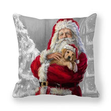 Load image into Gallery viewer, Christmas Ornaments Merry Christmas Decorations Throw Pillow Covers Santa Claus Snowman Merry Christmas Decorative Pillow Cases Home Decor Navidad Home Decor Cushion Cover Happy New Year 2022 45x45CM