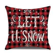 Load image into Gallery viewer, Christmas Pillow Covers Xmas Decorative Christmas Pillow Covers Christmas Decor Pillow Cases Retro Beautiful Cushion Cover Throw Pillowcase Winter Holiday Cushion Case For Home Decor 45x45CM