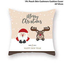 Load image into Gallery viewer, Christmas Pillowcase Santa Cluas Pillow Covers Xmas Holiday Couch Pillows Rustic Christmas Decorations Winter Pillowcase For Home Living Room Xmas Ornaments Navidad Gifts