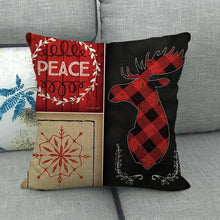 Load image into Gallery viewer, Christmas Pillowcase Sofa Cushion Cover Christmas Pillow Covers Merry Christmas Series Santa Claus Snowman With Xmas Gift Decorations Throw Pillow Linen Pillow Case 45x45CM