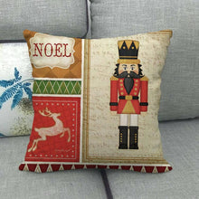 Load image into Gallery viewer, Christmas Pillowcase Sofa Cushion Cover Christmas Pillow Covers Merry Christmas Series Santa Claus Snowman With Xmas Gift Decorations Throw Pillow Linen Pillow Case 45x45CM