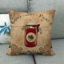 Load image into Gallery viewer, Christmas Pillowcase Sofa Cushion Cover Christmas Pillow Covers Merry Christmas Series Santa Claus Snowman With Xmas Gift Decorations Throw Pillow Linen Pillow Case 45x45CM