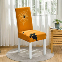 Load image into Gallery viewer, Christmas Printing Dining Chair Covers Modern Removable Anti-dirty Kitchen Seat Case Stretch Chair Slipcovers for Home Banquet Dining Room Chair Protector Seat Protector Slipcovers Stretch Removable Washable Printed Dining Chair Seat Covers for Kitchen