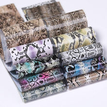 Load image into Gallery viewer, Christmas Silver Snowflakes Nail Art Foil Transfer Glitter Stickers 3D Nail Art Decals Designer Manicuring Decoration Xmas Gift Nails Snowflake Nail Art Stickers Decals Christmas Nail 3D Self Adhesive Nail Stickers for Acrylic Nails Snowflake