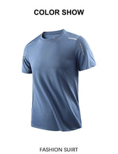 Load image into Gallery viewer, CHRLCK Men's Quick Dry Running T Shirt Size M Breathable Outdoor Sports Tee Hiking Fishing Summer Essentials