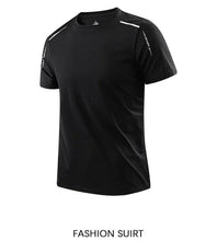 Load image into Gallery viewer, CHRLCK Men's Quick Dry Running T Shirt Size M Breathable Outdoor Sports Tee Hiking Fishing Summer Essentials