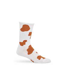 Load image into Gallery viewer, CiderOrange Cow Print Casual Socks