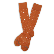 Load image into Gallery viewer, CiderOrange Mixed Dot Dress Socks