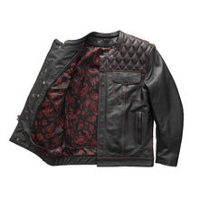 Load image into Gallery viewer, Cinder Men's Cafe Style Leather Jacket