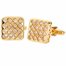 Load image into Gallery viewer, VITTORIO VICO Gold Iced Wedding Cufflinks (CL100x Series)