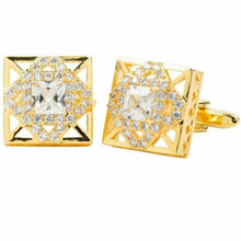 Load image into Gallery viewer, VITTORIO VICO Gold Iced Wedding Cufflinks (CL100x Series)