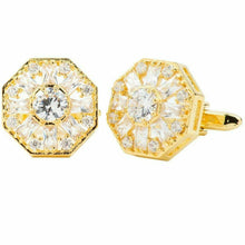 Load image into Gallery viewer, VITTORIO VICO Gold Iced Wedding Cufflinks (CL100x Series)