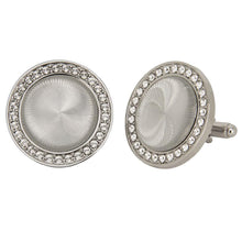 Load image into Gallery viewer, Vittorio Vico Discus Colored Crystal Bling Cufflinks (CL11XX Series)