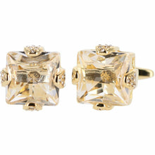 Load image into Gallery viewer, Vittorio Vico Gold & Silver Princess Cut Cufflinks (CL13XX Series)