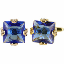 Load image into Gallery viewer, Vittorio Vico Gold & Silver Princess Cut Cufflinks (CL13XX Series)