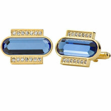 Load image into Gallery viewer, VITTORIO VICO Gold & Silver Colorful Capsule Cufflinks (Cl17xx Series)