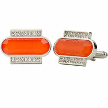Load image into Gallery viewer, VITTORIO VICO Gold & Silver Colorful Capsule Cufflinks (Cl17xx Series)