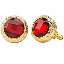 Load image into Gallery viewer, VITTORIO VICO Gold & Silver Colorful Button Cufflinks (CL18XX Series)