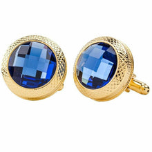 Load image into Gallery viewer, VITTORIO VICO Gold & Silver Colorful Button Cufflinks (CL18XX Series)