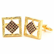 Load image into Gallery viewer, Vittorio Vico Gold & Silver Colorful Classic Bar Cufflinks (CL19xx Series)