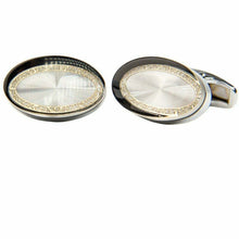 Load image into Gallery viewer, Vittorio Vico Gold & Silver Oversized Cufflinks (CL2000 Series)