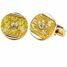 Load image into Gallery viewer, Vittorio Vico Gold & Silver Oversized Cufflinks (CL2000 Series)