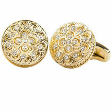Load image into Gallery viewer, Vittorio Vico Gold & Silver Oversized Cufflinks (CL2000 Series)