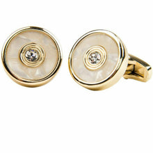 Load image into Gallery viewer, Vittorio Vico Gold & Silver Oversized Cufflinks (CL2000 Series)
