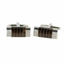 Load image into Gallery viewer, Vittorio Vico Gold & Silver Oversized Cufflinks (CL2000 Series)