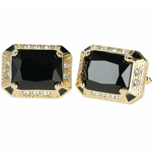 Load image into Gallery viewer, Vittorio Vico Big Rectangular Colored Crystal Cufflinks (CL73XX)
