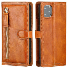 Load image into Gallery viewer, Classic Business Retro PU Flip Leather Case For Iphone 14 13 12 11 Pro Max Iphone 13 Mini X Xr Xs Card Holder Case Leather Case Magnetic Closure Magnetic Pocket Closure