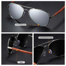 Load image into Gallery viewer, Classic Business Sunglasses Pilot Metal Frame UV Men Sunglasses Metal Driving New Luxury Shades Sunglasses Eyewear Frame Sun Glasses For Women Men