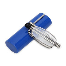 Load image into Gallery viewer, Classic Fashionable Folding Reading Glasses With Case For Men Women Telescopic Rotation Eyeglasses Includes Glasses Case Blue Light Blocking Reading Glasses Folding Reading Glasses, Small Folding Readers for Men Women