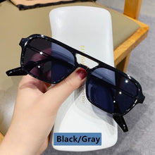 Load image into Gallery viewer, Classic Fashionable Retro Shape Double Bridges Style Women Sunglasses Polarized Square Sunglasses for Women Men Classic Pink Gradient Eyewear Trending Sunglasses