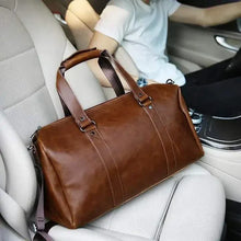 Load image into Gallery viewer, Classic Leather Duffel Bag