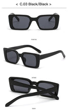 Load image into Gallery viewer, Classic New Rectangle Shape Sunglasses For Women Rectangle Sunglasses for Women 90’s Vintage Shades Square Thick Frame Glasses Luxury Design New Small Square Eyewear Decent Shades