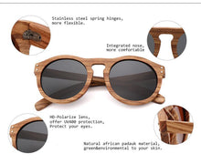 Load image into Gallery viewer, Classic Style Wood Retro Style Sunglasses For Men And Women Sunglasses Stylish New Frames Round Shape Sunglasses Frame Round Polarized