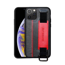 Load image into Gallery viewer, Classic Vintage Design Leather Belt Style With Strap Case for iPhone 14 13 12 Mini 11 Pro Max XS XR Max 8 7 6S Plus PU Leather Wristband Card Holder Full Cover Business Simple Iphone Case For Men And Women